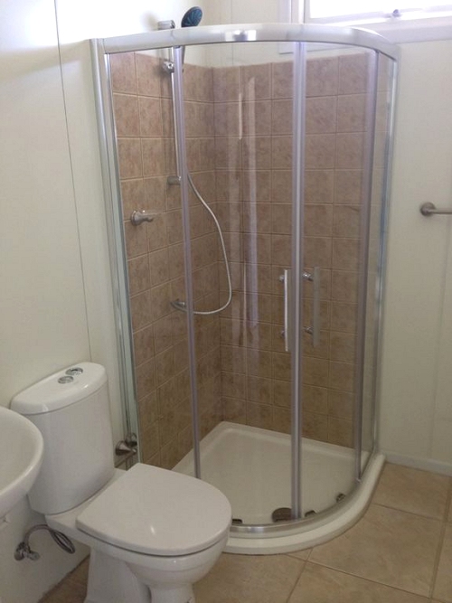 modular housing shower